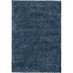 Outlet Kirklands Home Neva Plush Shag Area Rug, 5x7 Blue