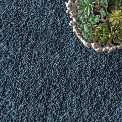 Outlet Kirklands Home Neva Plush Shag Area Rug, 5x7 Blue