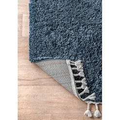 Outlet Kirklands Home Neva Plush Shag Area Rug, 5x7 Blue