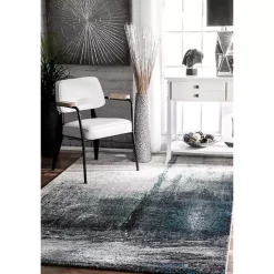Online Kirklands Home Blue Nora Abstract Area Rug, 5x8