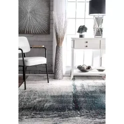 Online Kirklands Home Blue Nora Abstract Area Rug, 5x8