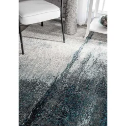 Online Kirklands Home Blue Nora Abstract Area Rug, 5x8