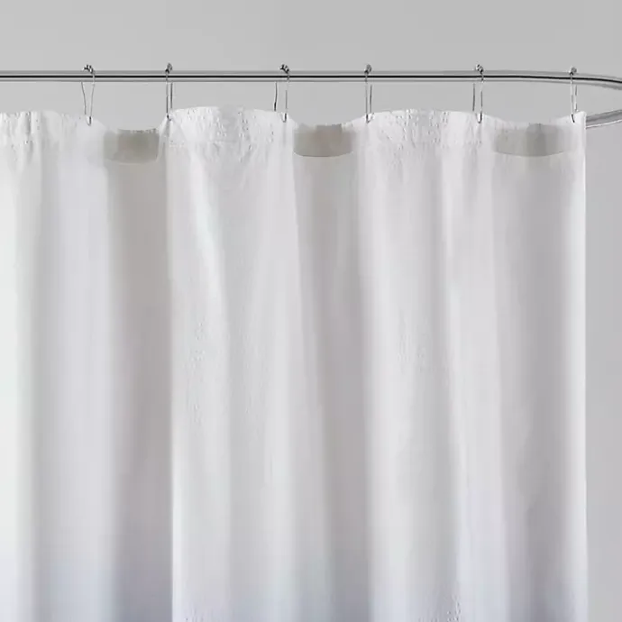 Clearance Kirklands Home Blue Ombre Seersucker Shower Curtain