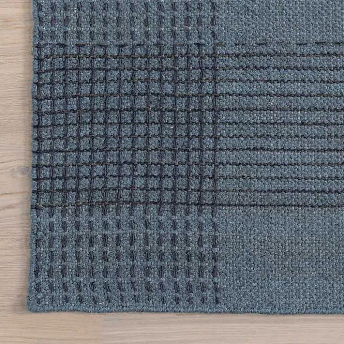 Sale Kirklands Home Plaid Emily Henderson x RugsUSA Rug, 8x10 Blue