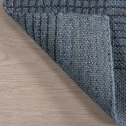Discount Kirklands Home Plaid Emily Henderson x RugsUSA Area Rug, 4x6 Blue