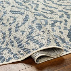 Clearance Kirklands Home Blue Ravello Outdoor Rug, 5x7