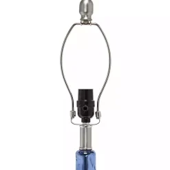 Discount Kirklands Home Rippled Glass Droplet Table Lamp Blue