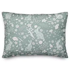 Hot Kirklands Home Scandinavian Bunny Indoor/Outdoor Pillow Blue