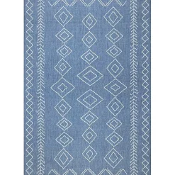 Outlet Kirklands Home Blue Serna Tribal Outdoor Area Rug, 8x11
