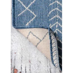 Outlet Kirklands Home Blue Serna Tribal Outdoor Area Rug, 8x11