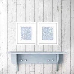 Online Kirklands Home Blue Shell Silhouettes Framed Art Prints, Set of 2