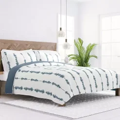 Online Kirklands Home Blue Shibori Reversible 2-pc. Twin Quilt Set