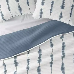 Online Kirklands Home Blue Shibori Reversible 2-pc. Twin Quilt Set