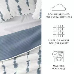 Online Kirklands Home Blue Shibori Reversible 2-pc. Twin Quilt Set