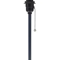 Outlet Kirklands Home Sirocco Table Lamp with Rattan Shade Blue