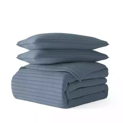 Sale Kirklands Home Stitched Stripes 2-pc. Twin Quilt Set Blue