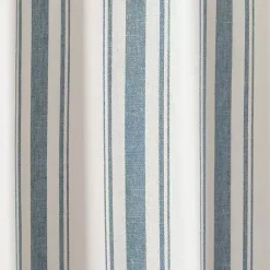 Discount Kirklands Home Stripe Farmhouse Curtain Panel Set, 95 in. Blue