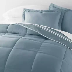 Online Kirklands Home Striped Reversible 3-pc. King Comforter Set Blue