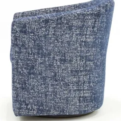 Hot Kirklands Home Swivel Barrel Accent Chair Blue