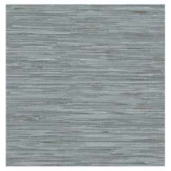 Kirklands Home Textured Grassweave Peel & Stick Wallpaper Blue