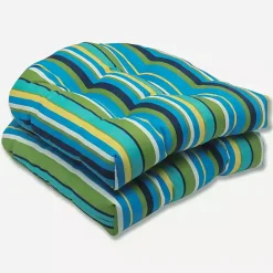 Discount Kirklands Home Blue Topanga Outdoor Seat Cushions, Set of 2