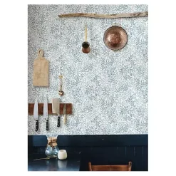 Discount Kirklands Home Vines Peel & Stick Wallpaper Blue