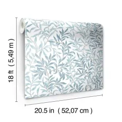 Discount Kirklands Home Vines Peel & Stick Wallpaper Blue