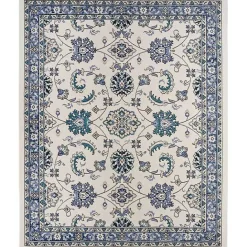 Discount Kirklands Home Blue Vintage Medallion Indoor/Outdoor Rug, 5x7