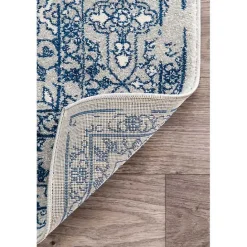 Sale Kirklands Home Blue Vintage Odell Area Rug, 5x7