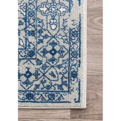Sale Kirklands Home Blue Vintage Odell Area Rug, 5x7