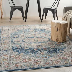 Clearance Kirklands Home Vintage Raj Area Rug, 5x7 Blue