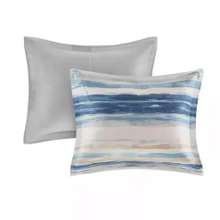 Clearance Kirklands Home Blue Watercolor 8-pc. King Comforter Set