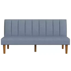 Kirklands Home Woven Channel Convertible Sofa Blue