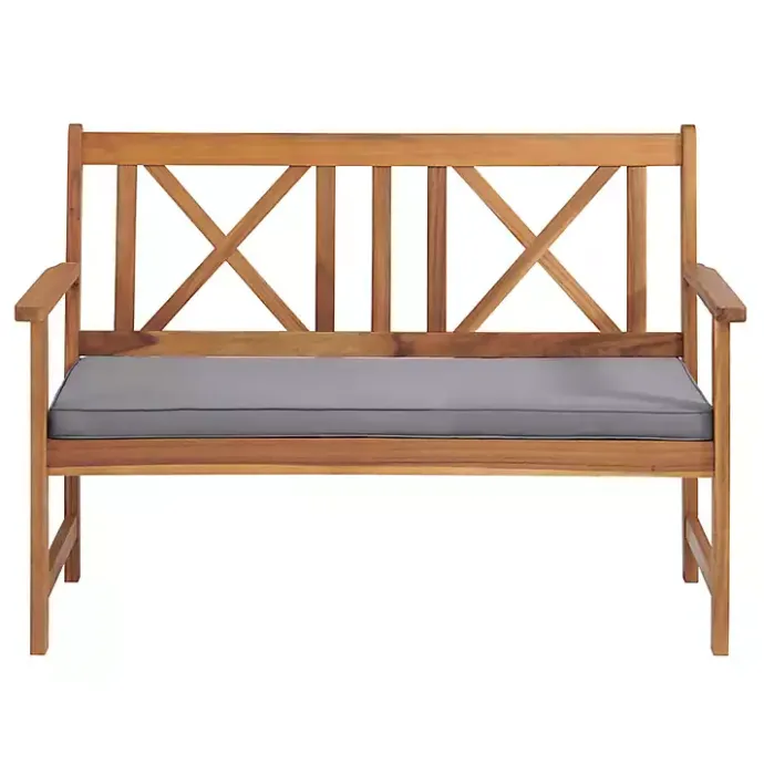 Clearance Kirklands Home Blue X-Back Acacia Wood 2-pc. Outdoor Living Set