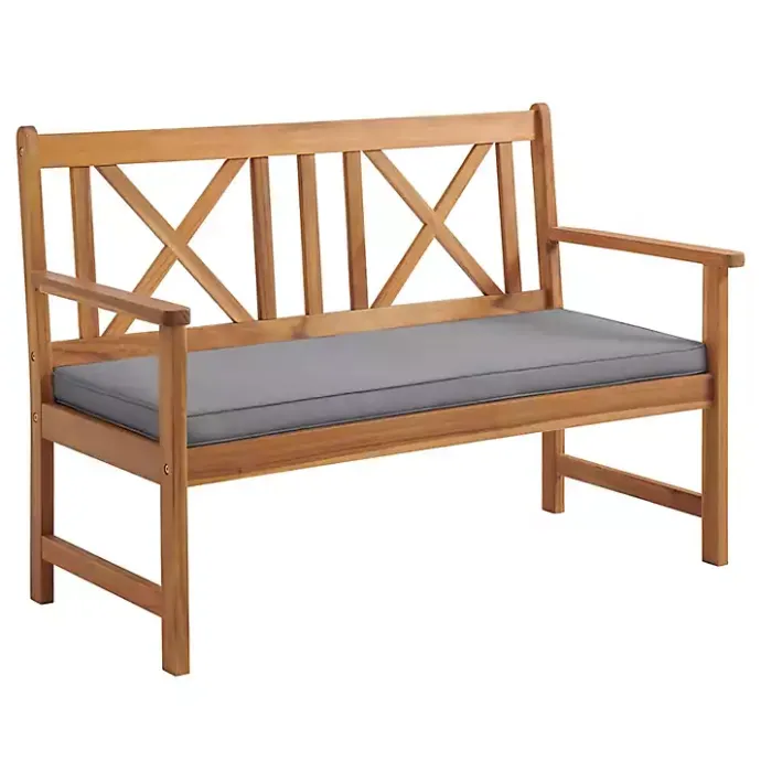 Clearance Kirklands Home Blue X-Back Acacia Wood 2-pc. Outdoor Living Set