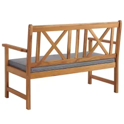 Clearance Kirklands Home Blue X-Back Acacia Wood 2-pc. Outdoor Living Set