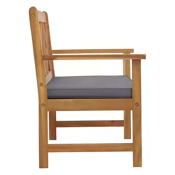 Clearance Kirklands Home Blue X-Back Acacia Wood 2-pc. Outdoor Living Set