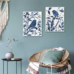 Sale Kirklands Home Bluebird Silhouette Canvas Art Prints, Set of 2