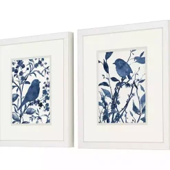 Hot Kirklands Home Bluebird Silhouette Framed Art Prints, Set of 2