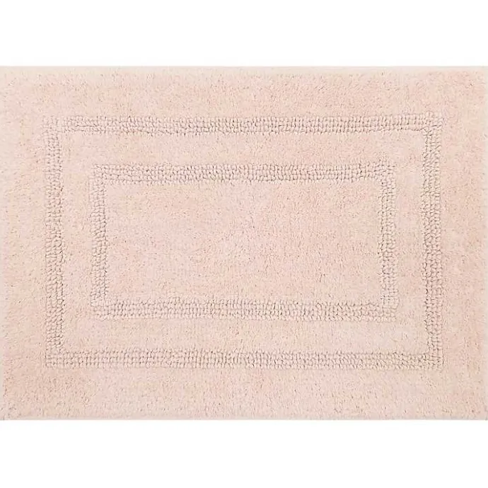 Best Kirklands Home Blush Reversible Cotton Bath Mat, 34 in. Pink