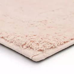 Best Kirklands Home Blush Reversible Cotton Bath Mat, 34 in. Pink