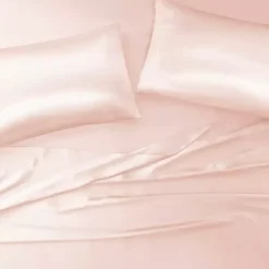 Best Kirklands Home Blush Satin Standard 2-pc. Pillow Case Set Pink