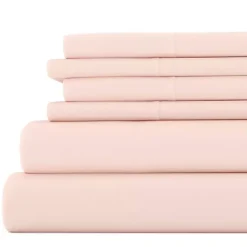 Hot Kirklands Home Blush Ultra Soft 6-pc. Full Sheet Set Pink