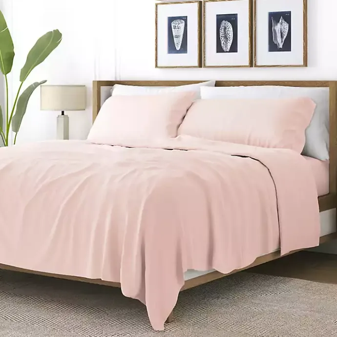 Clearance Kirklands Home Blush Ultra Soft 3-pc. Twin Sheet Set Pink