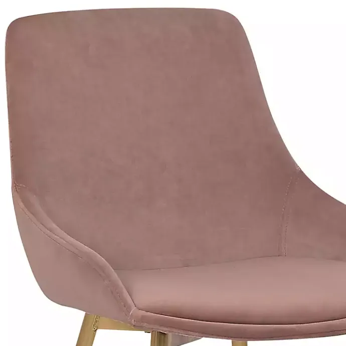 Hot Kirklands Home Blush Velvet Heidi Dining Chair Pink