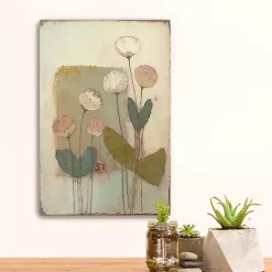 Kirklands Home Blushcup Floral Encaustic Canvas Art Print Multi
