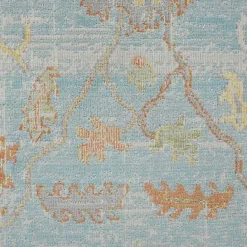 Clearance Kirklands Home Bohemian Gretna Aqua Beige Accent Rug, 2x3