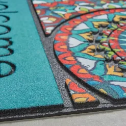 Discount Kirklands Home Bohemian Kingdom Welcome Doormat Multi