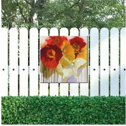 Online Kirklands Home Bold Faced Flowers Outdoor Canvas Art Print