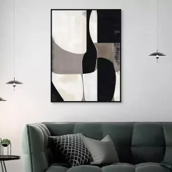 Outlet Kirklands Home Bold Geometry I Framed Canvas Art Print